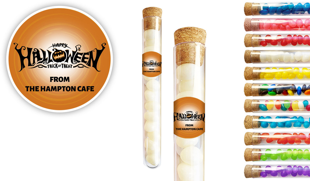 Halloween Script Halloween Personalised Test Tubes