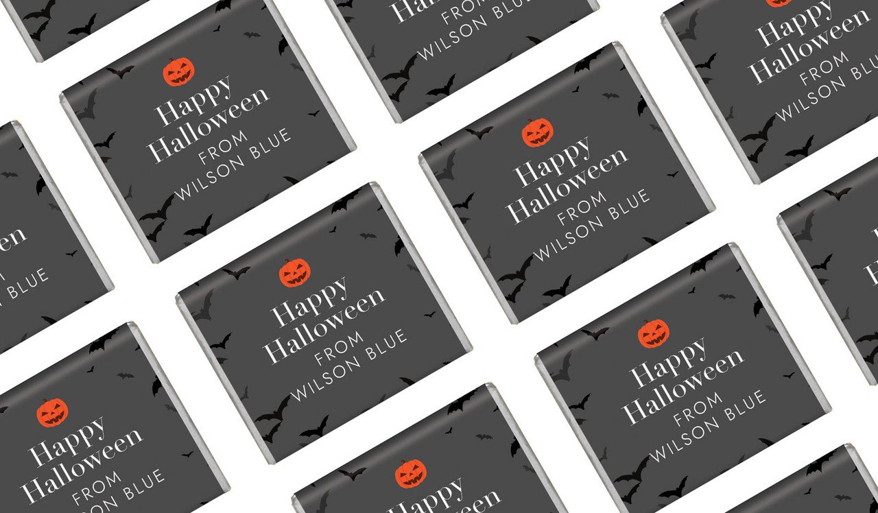 Pumpkin Head Halloween Mini Chocolates