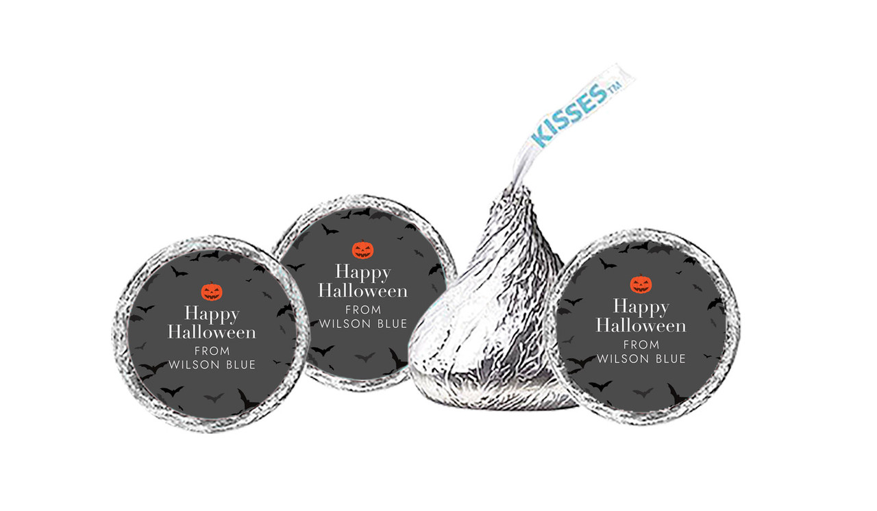 Pumpkin Head Halloween Personalised Hersheys Kisses