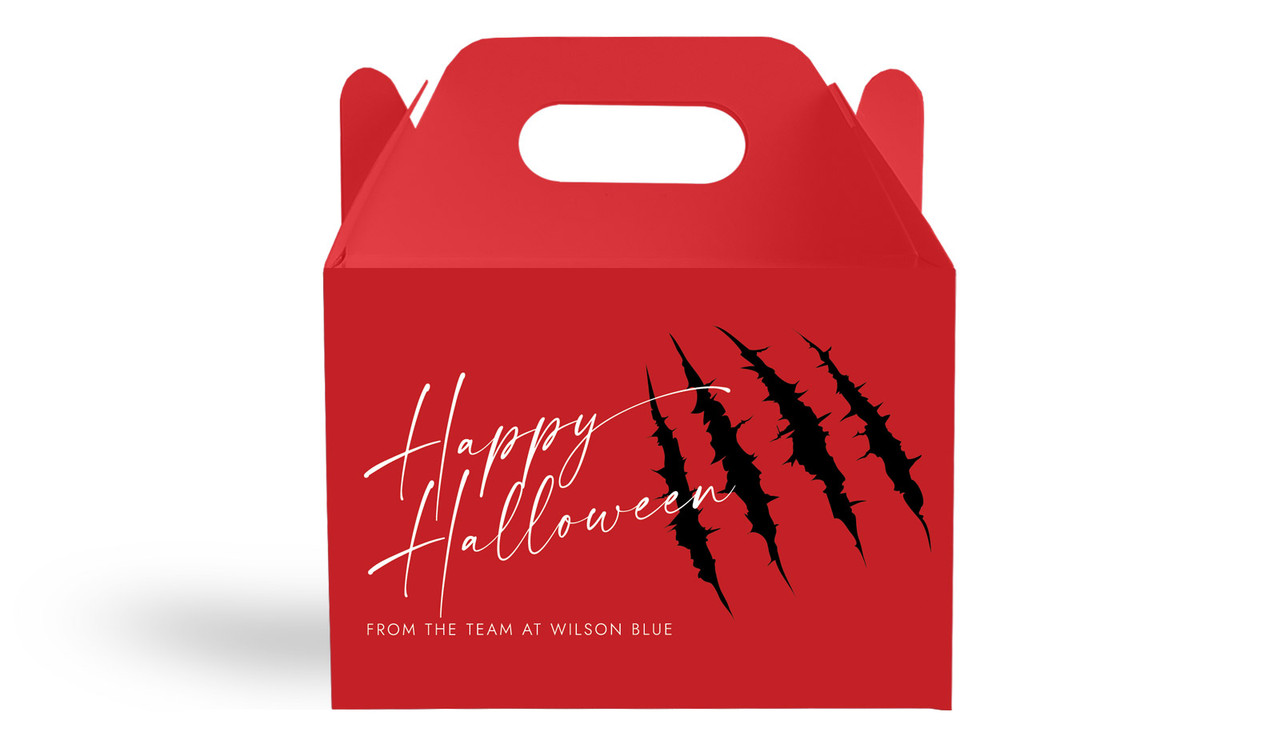 Slash Halloween Personalised Gable Favour Box