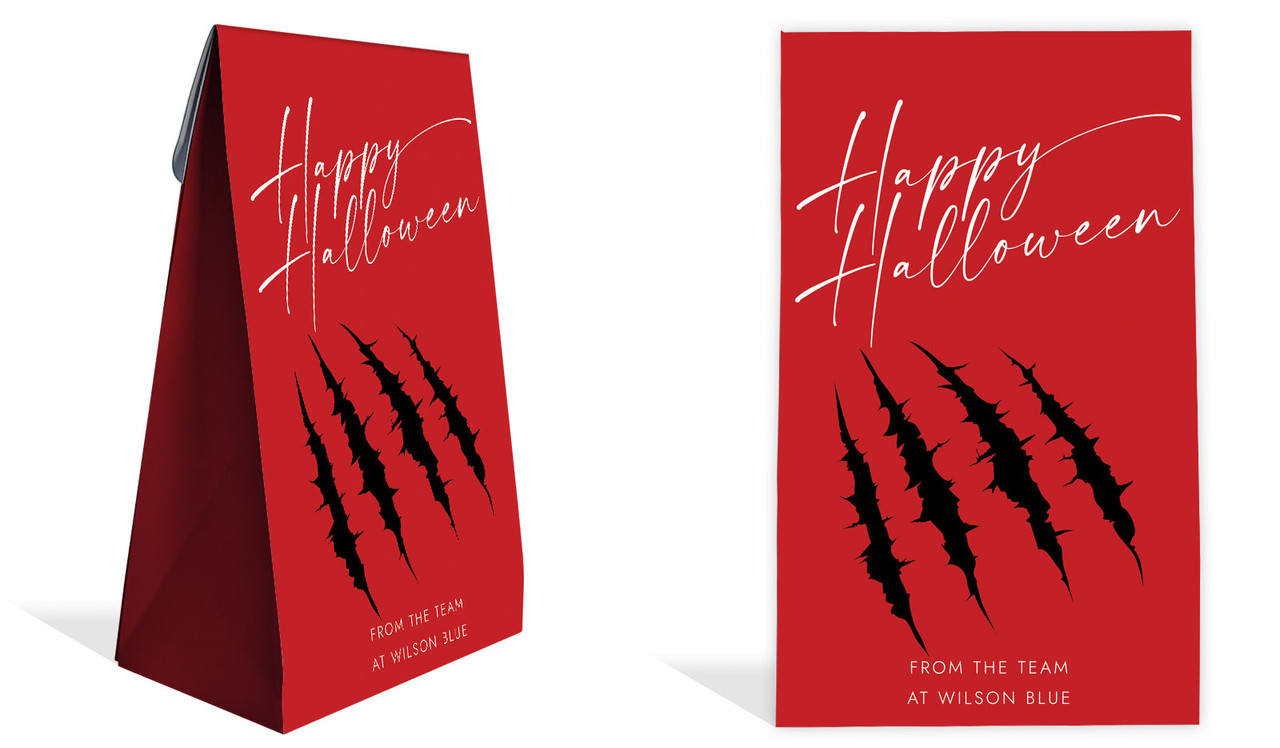 Slash Halloween Personalised Gusset Favour Bag