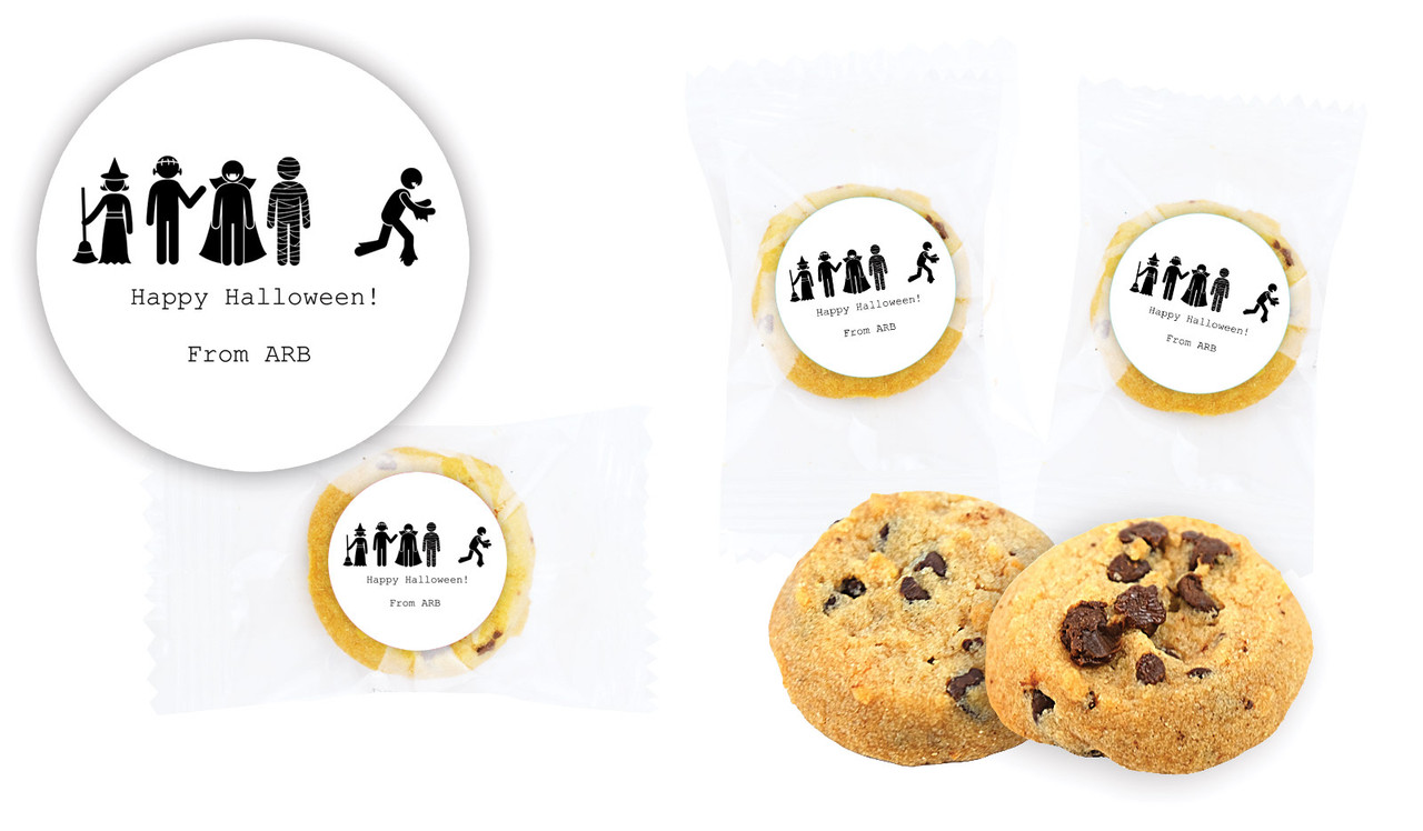 Stick Figures Halloween Bite-Size Cookie 5g