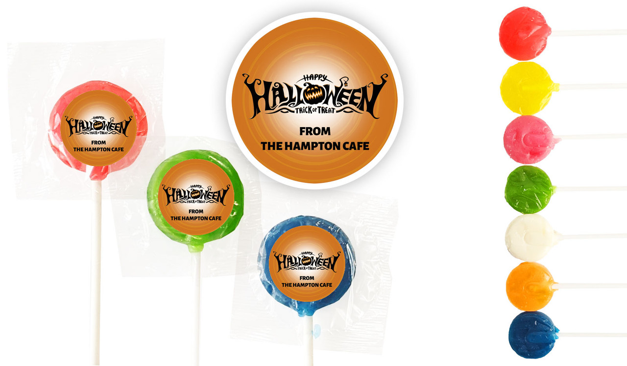 Halloween Script Halloween Custom 3cm Mini Lollipops