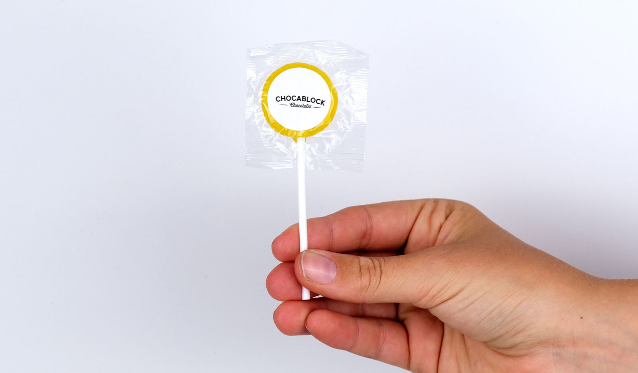 Model holding mini pop for size reference