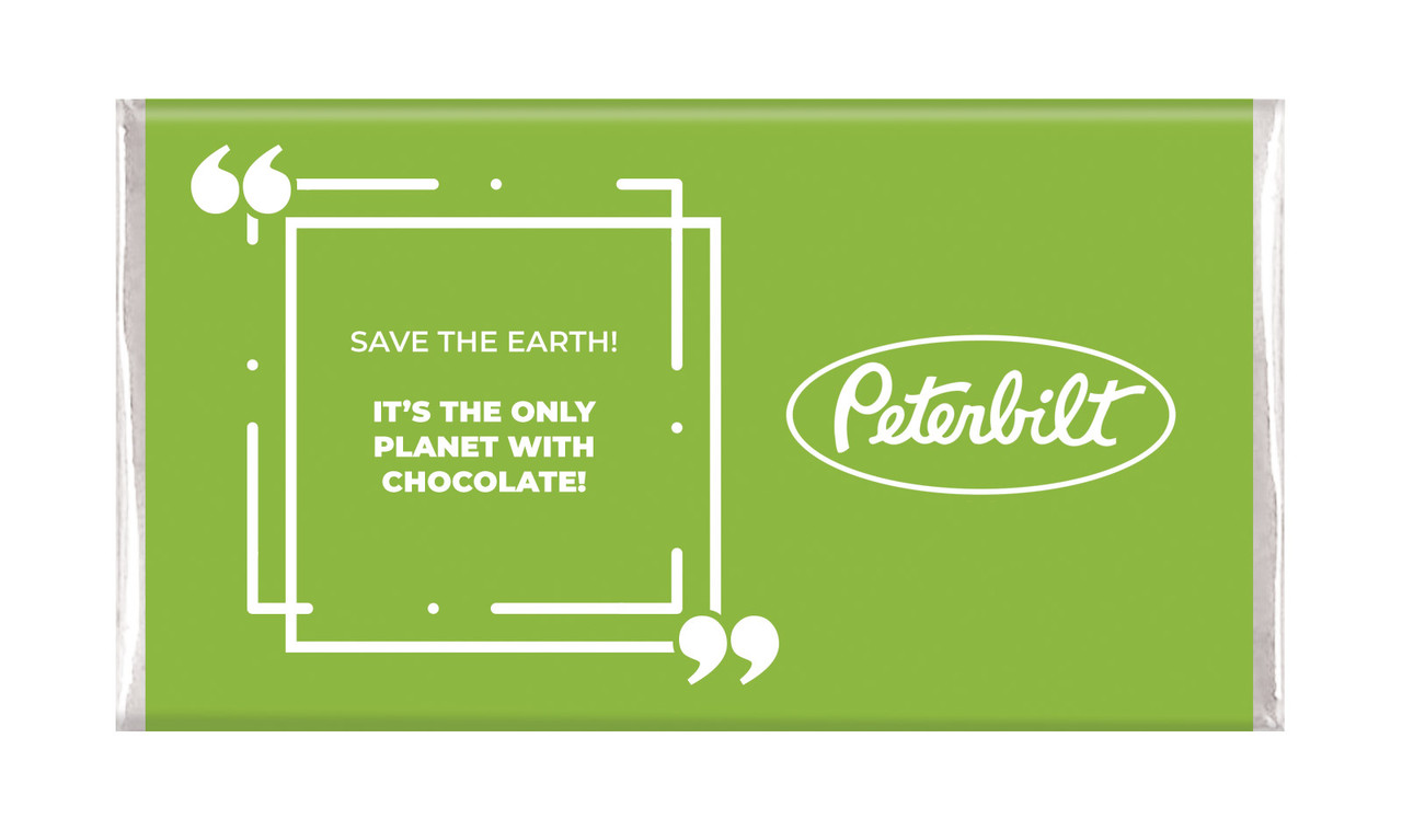 Save The Earth Meme Personalised Chocolate Bar