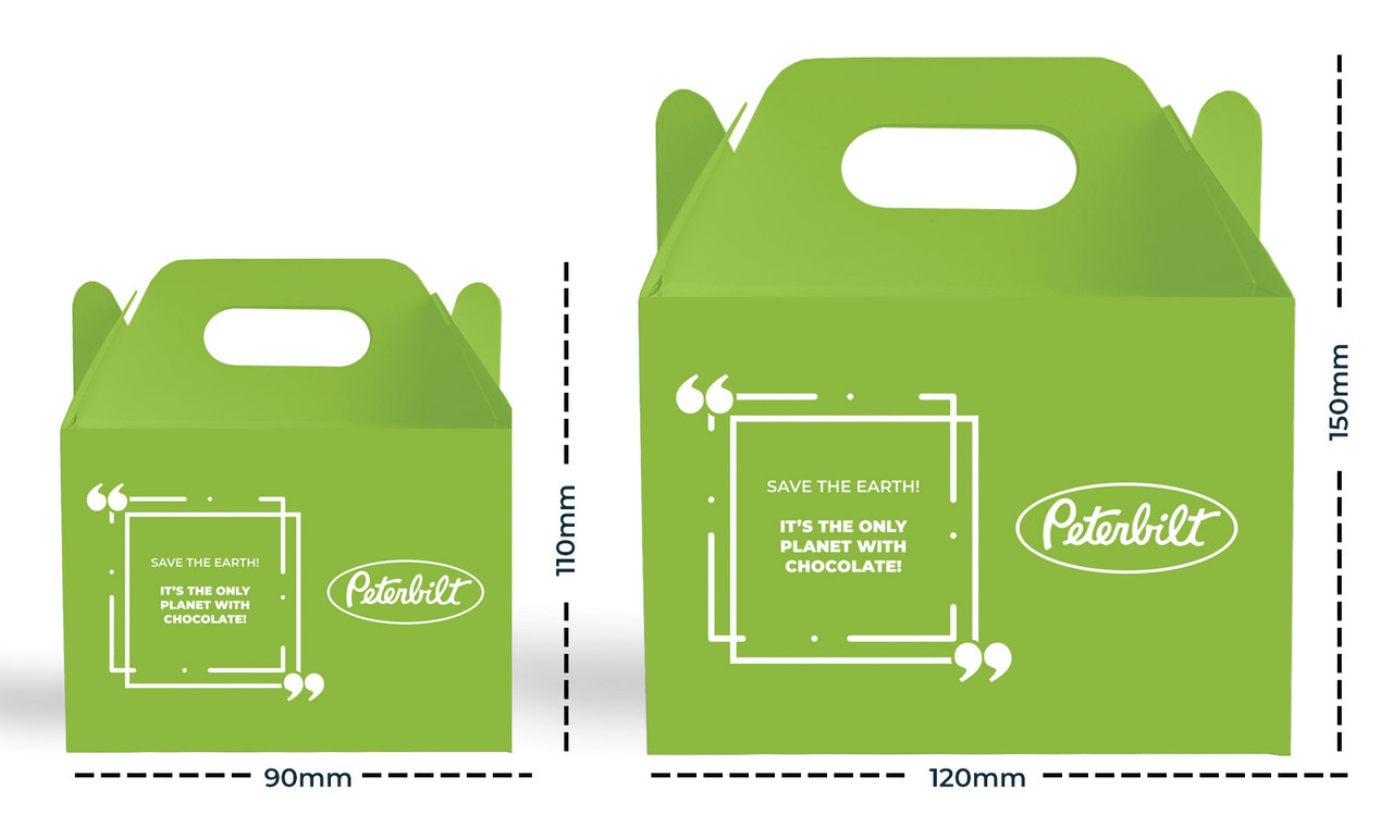 Size difference between regular and large gable boxes