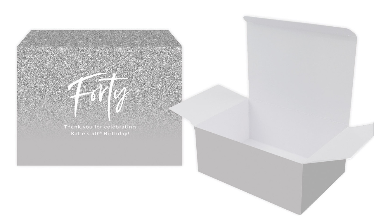 40th Birthday Personalised Tuck Gift Box
