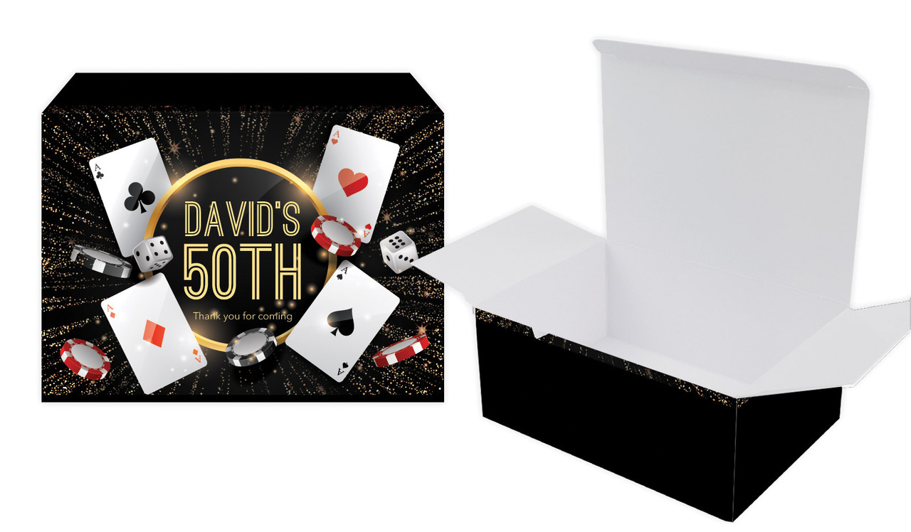 Casino Personalised Tuck Gift Box