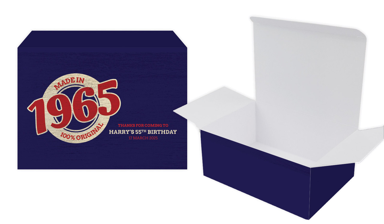 Made In Year Personalised Tuck Gift Box
