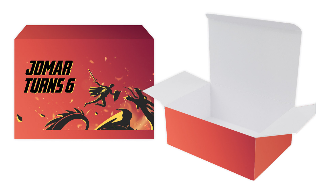 Dragon Kids Party Personalised Tuck Gift Box