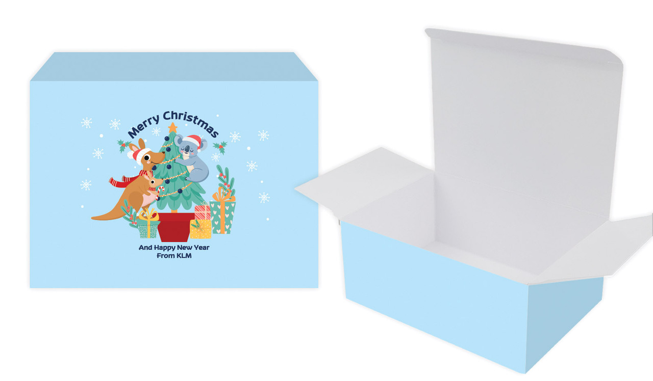 Aussie Christmas Christmas Personalised Tuck Gift Box