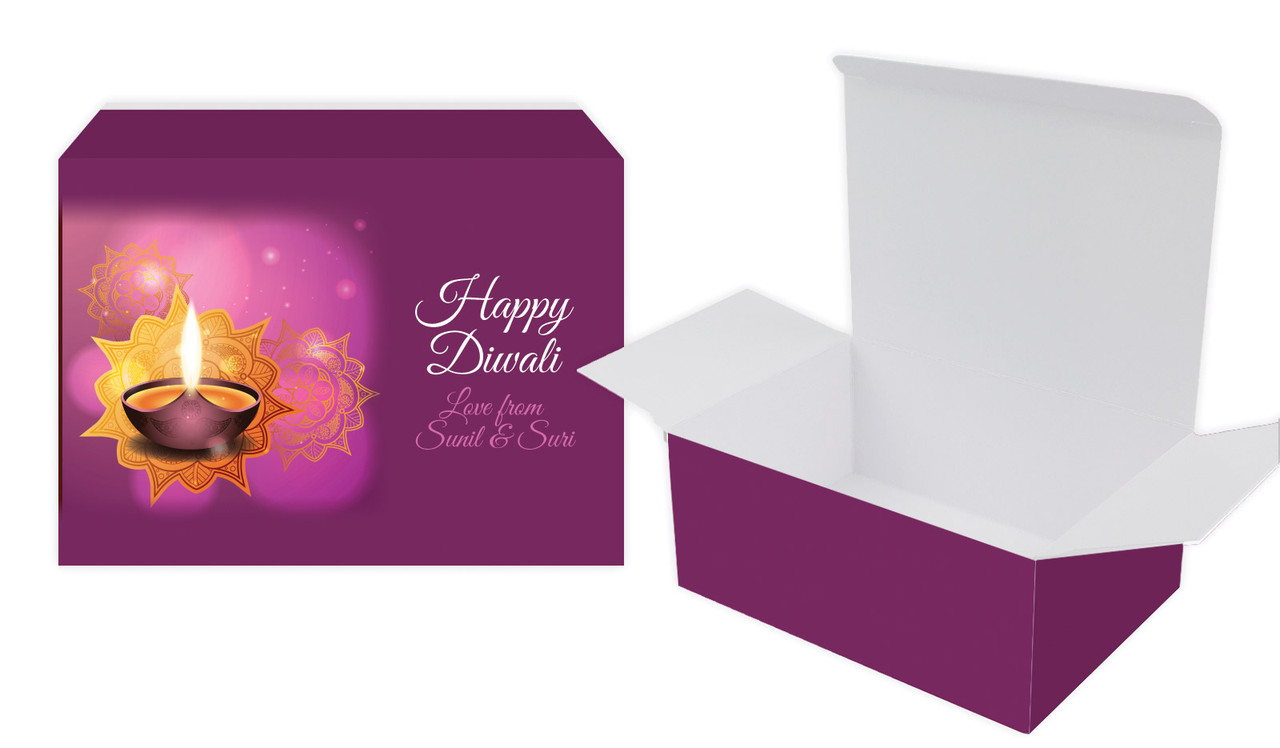 Festive Flames Diwali Personalised Tuck Gift Box