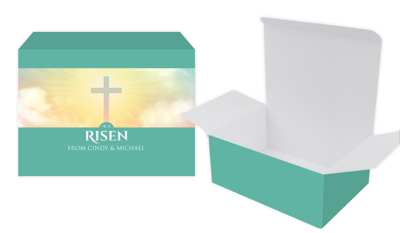 Heavenly Cross Personalised Tuck Gift Box