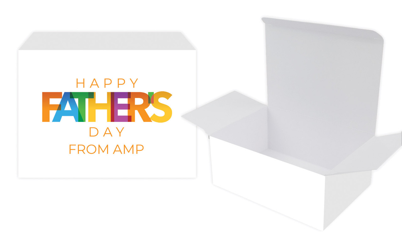 Colourful Fathers Day Personalised Tuck Gift Box