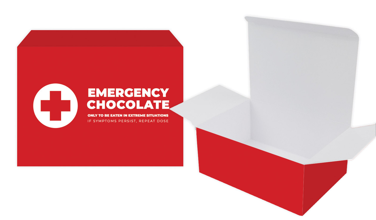 Emergency Chocolates International Nurses Day Personalised Tuck Gift Box