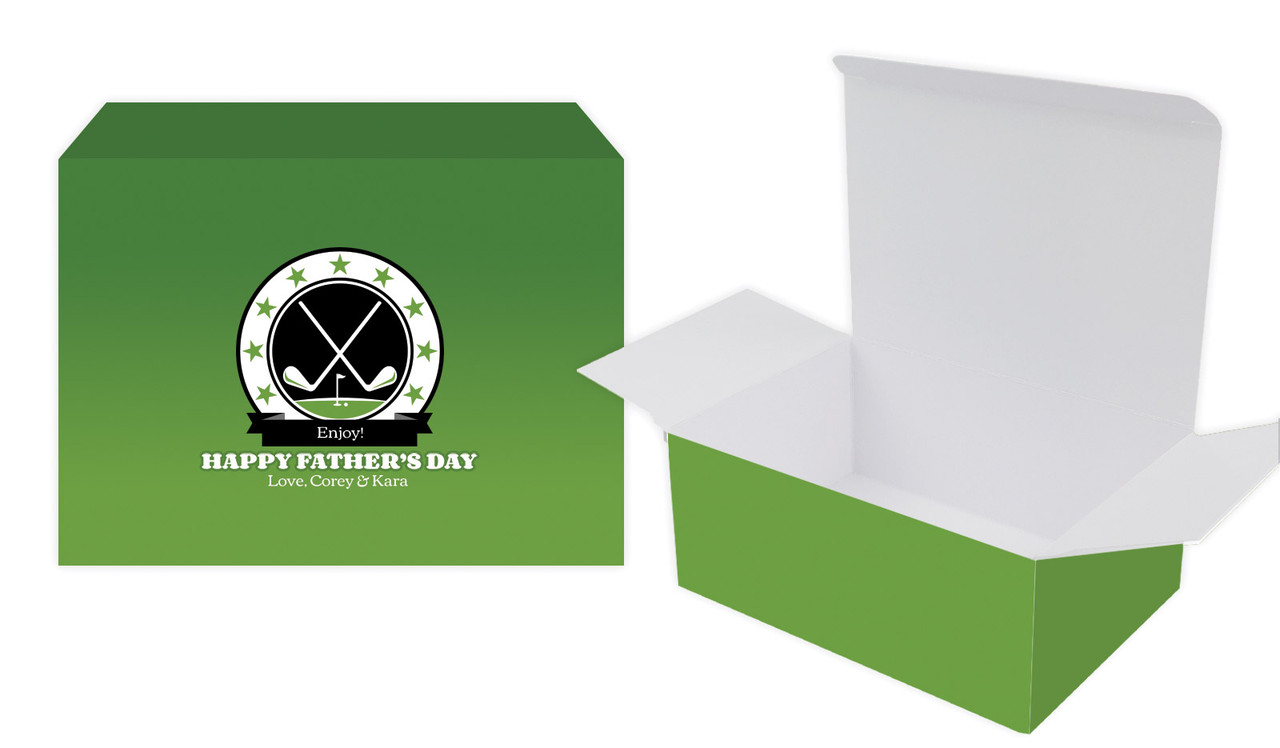 Golf Emblem Personalised Tuck Gift Box