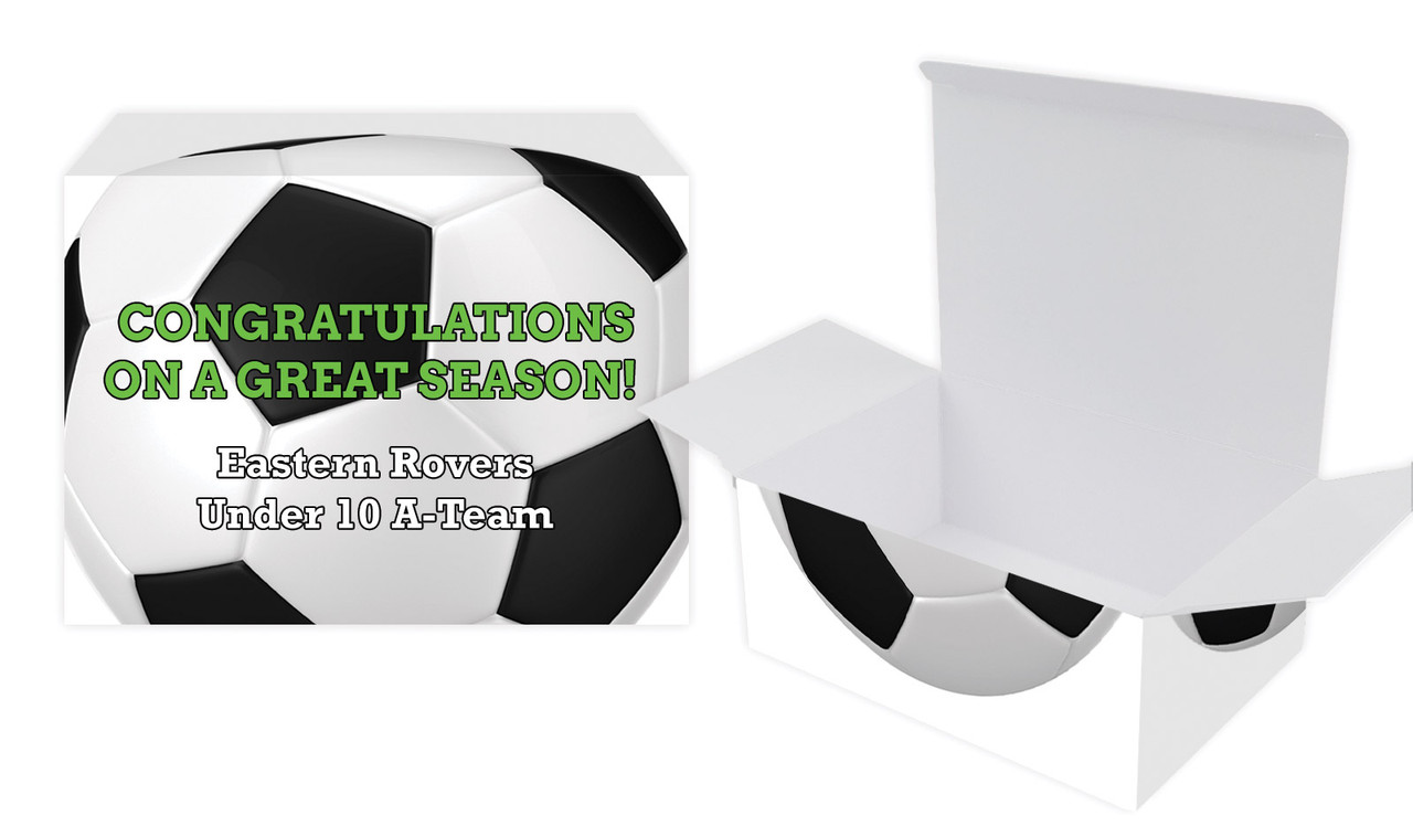 Soccer Ball Personalised Tuck Gift Box