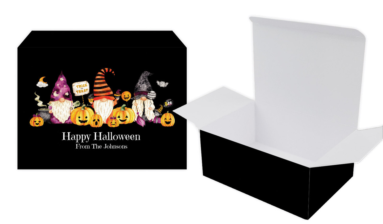 Wizard Gnomes Halloween Personalised Tuck Gift Box