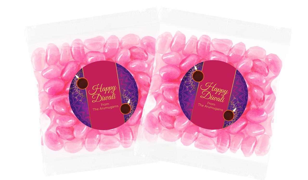 Bold Stripe Diwali Personalised Lolly Bag