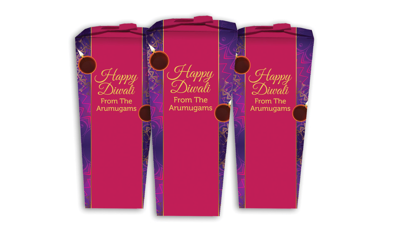 Bold Stripe Diwali Personalised Chocaboxes