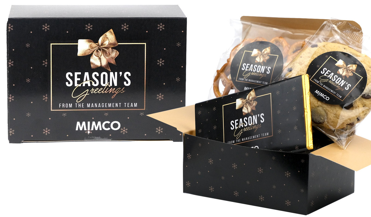 Alternate black design option for 3-Piece Gift Box