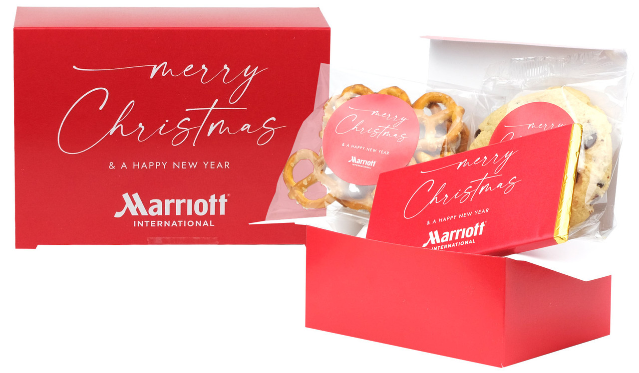 Alternate red design for 3-Piece Christmas Gift Box