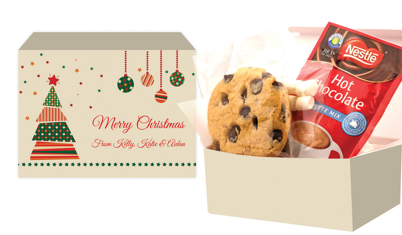 Abstract Tree Christmas Hot Chocolate Kit