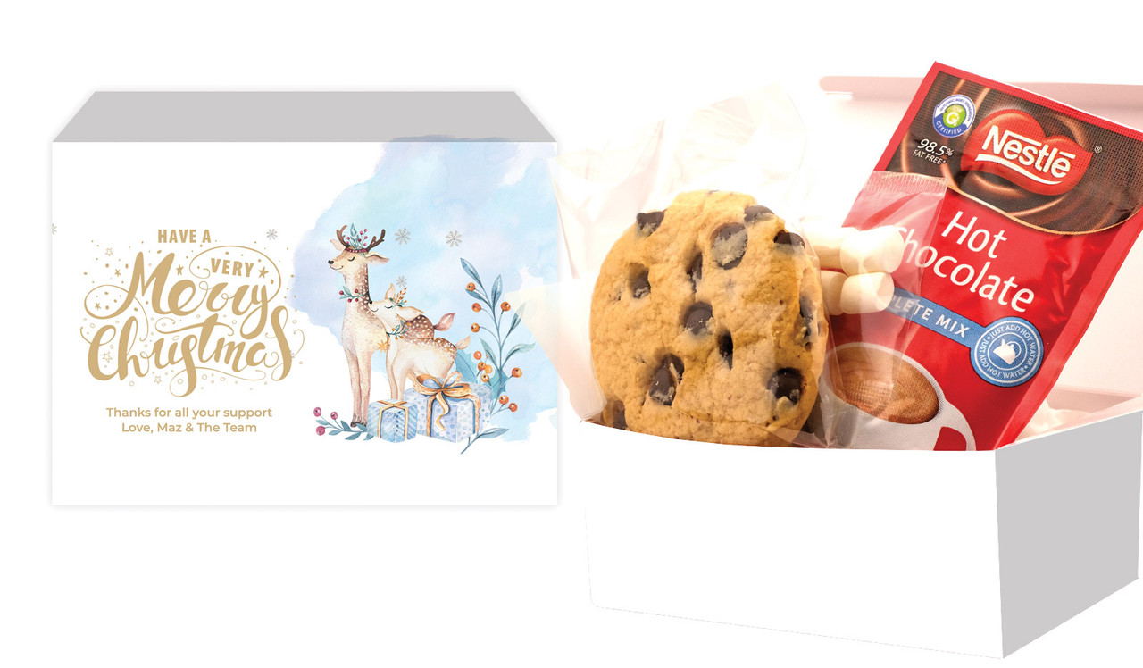 Deer Watercolour Christmas Hot Chocolate Kit