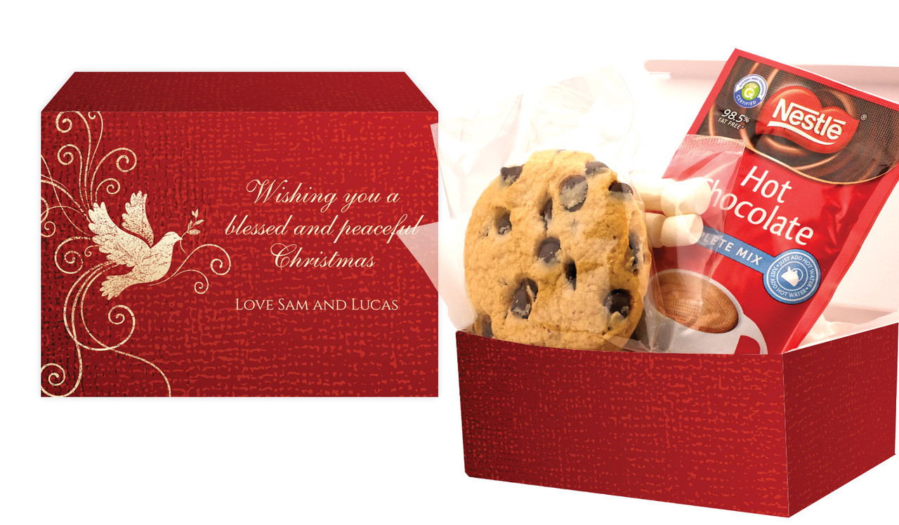 Dove In Gold Christmas Hot Chocolate Kit