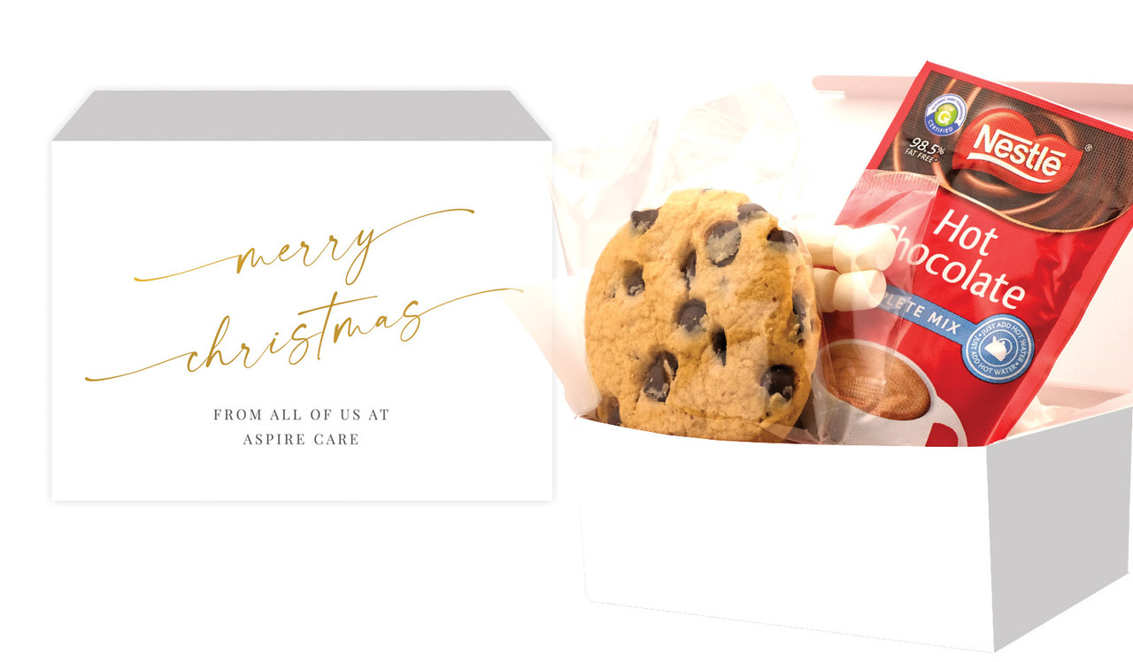Golden Script Christmas Hot Chocolate Kit
