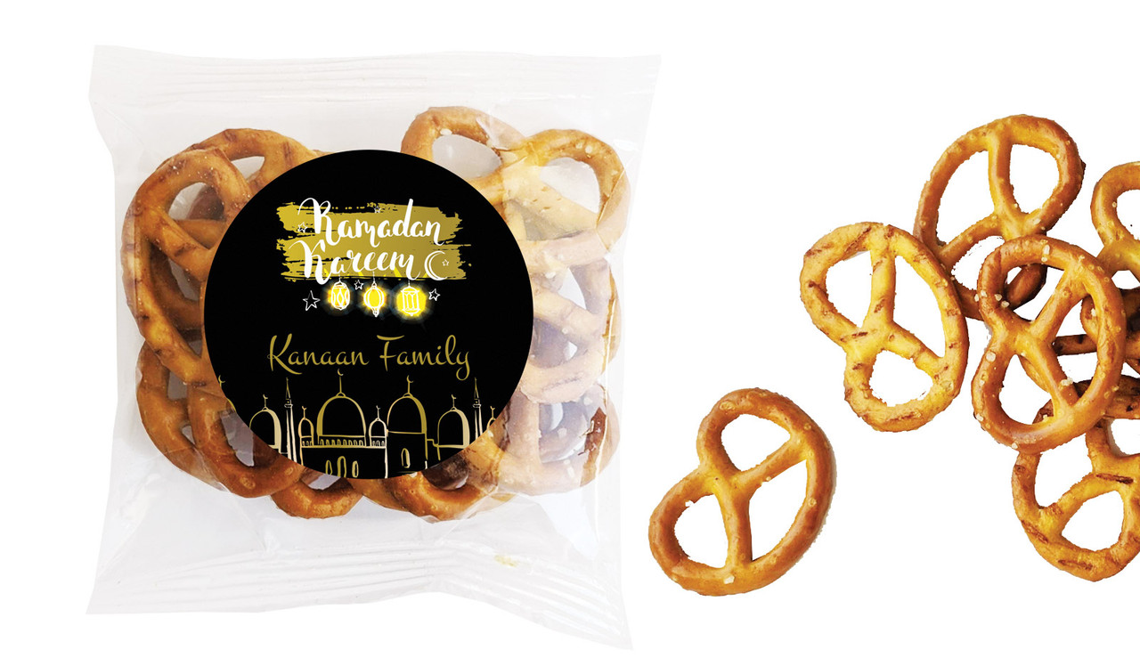 Mosque Ramadan Eid Personalised Bag Of Pretzels