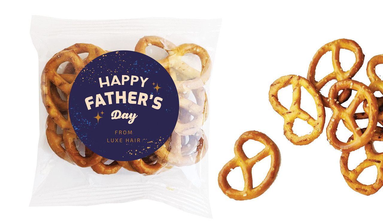 Night Sky Fathers Day Personalised Bag Of Pretzels