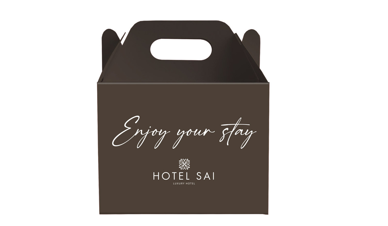 Chocolat Hospitality Branded Gable Favour Box