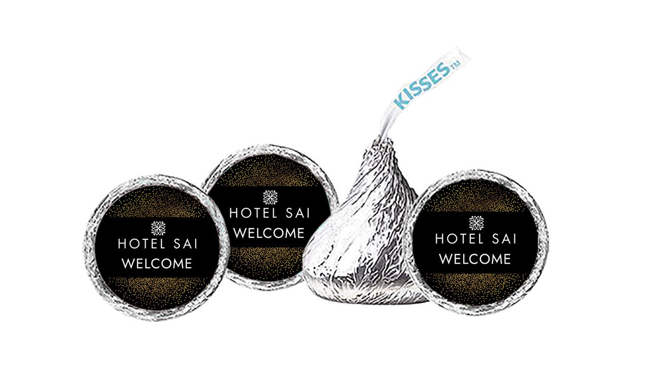 Confetti Centric Hospitality Branded Hersheys Kisses