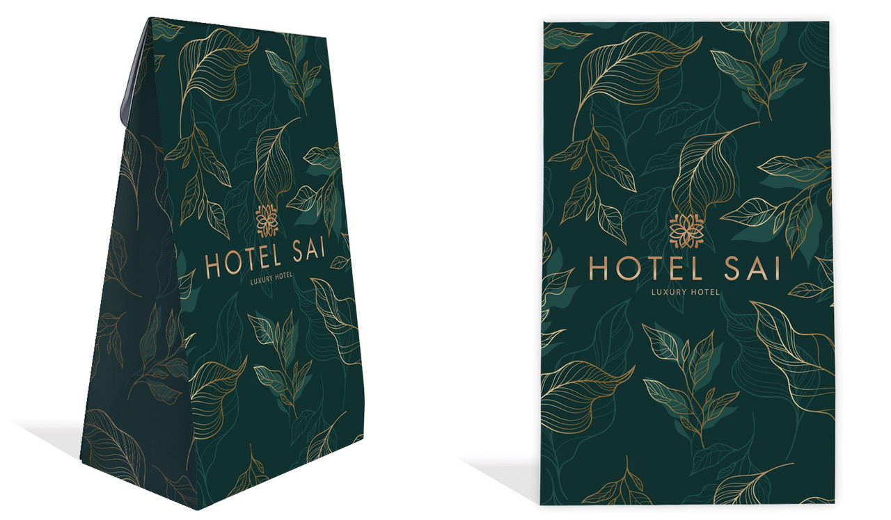 Golden Garden Hospitality Branded Gusset Favour Bag