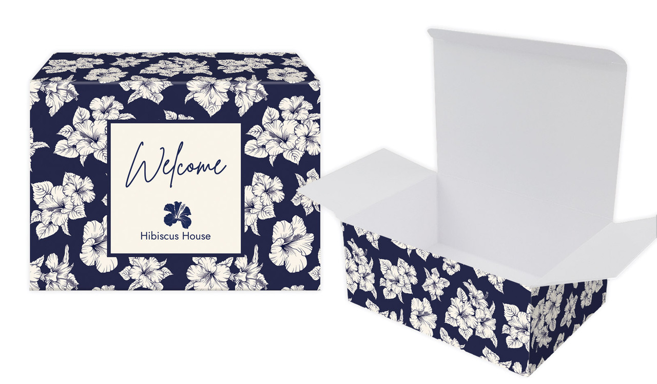 Hibiscus Hospitality Branded Tuck Gift Box