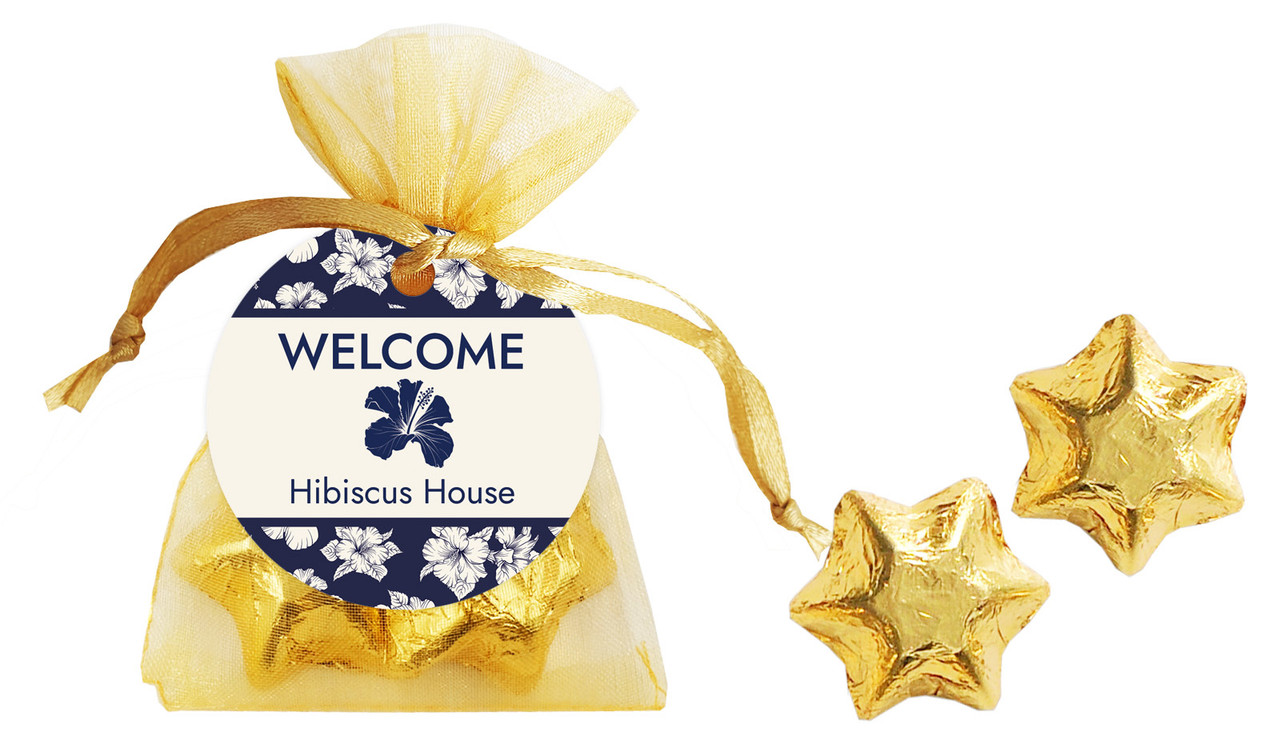 Hibiscus Hospitality Branded Organza Bag