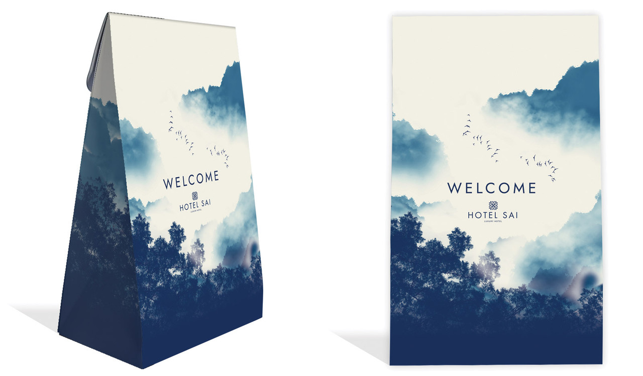 Mountain Mist Hospitality Branded Gusset Favour Bag