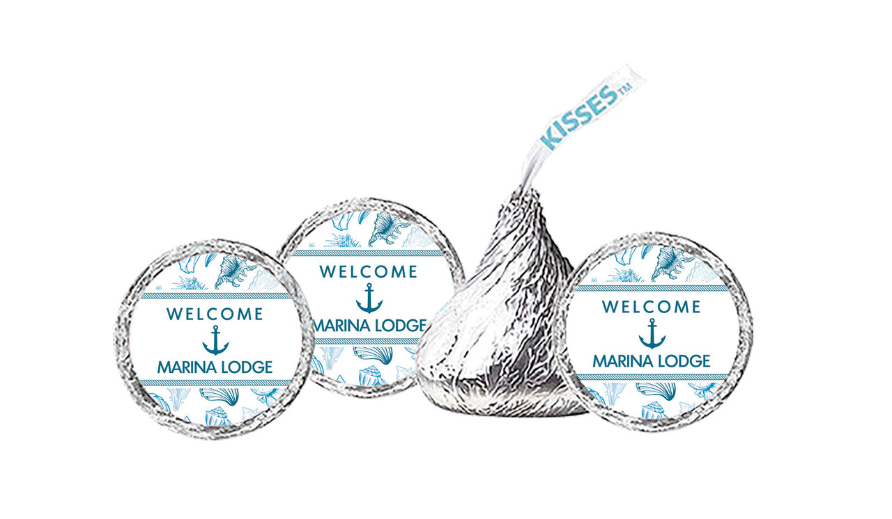 Sea Shells Hospitality Branded Hersheys Kisses