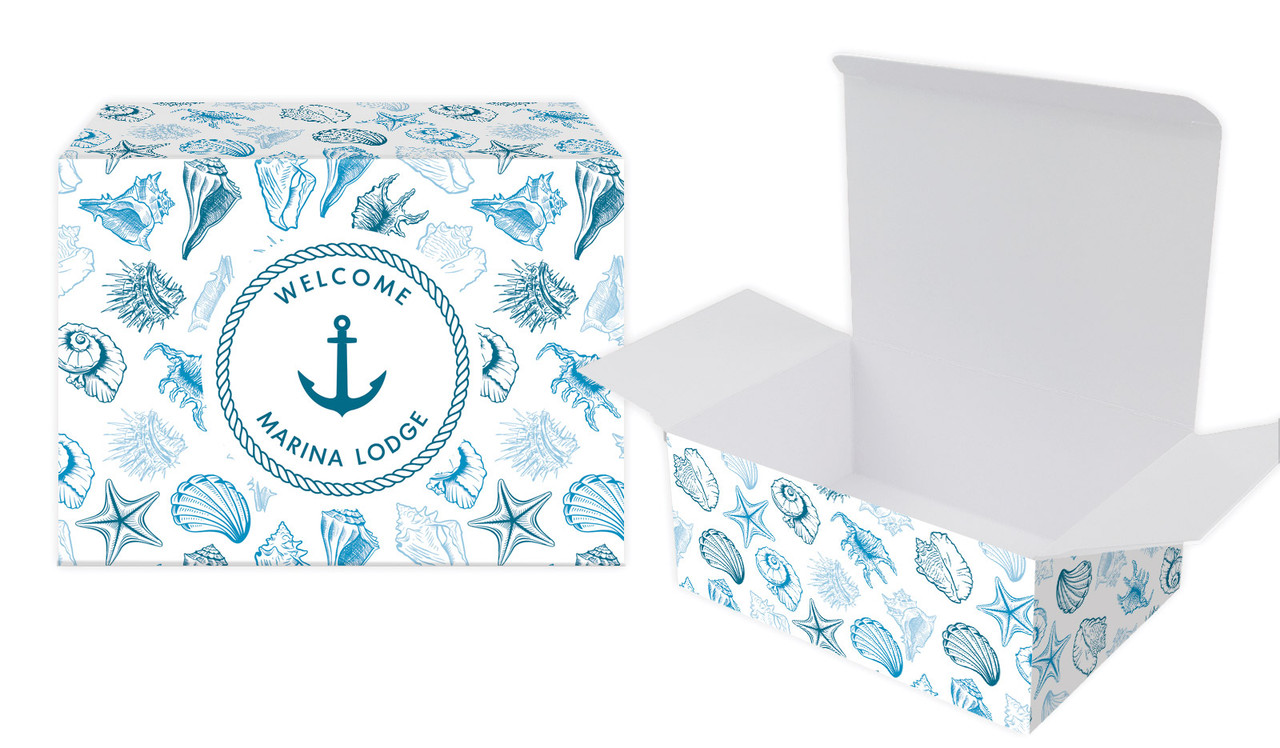 Sea Shells Hospitality Branded Tuck Gift Box