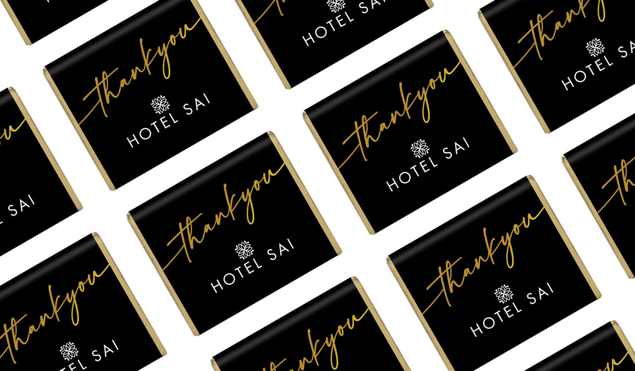 Simple Thank You Hospitality Mini Chocolates