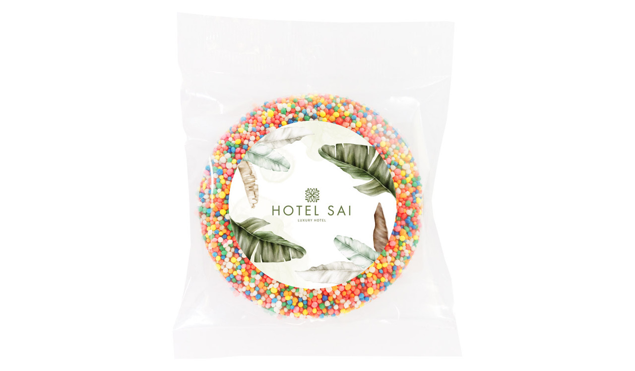 Tropical Warecolour Hospitality Branded Chocolate Freckle