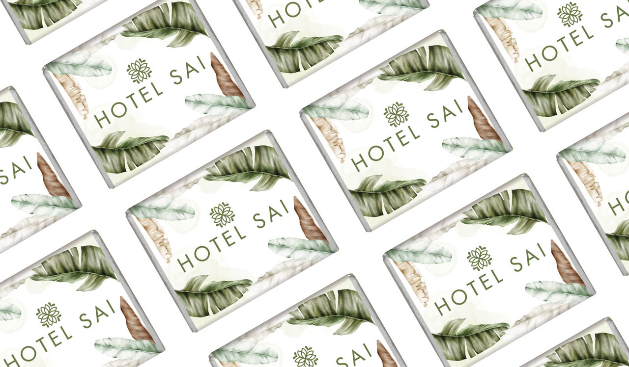Tropical Warecolour Hospitality Mini Chocolates