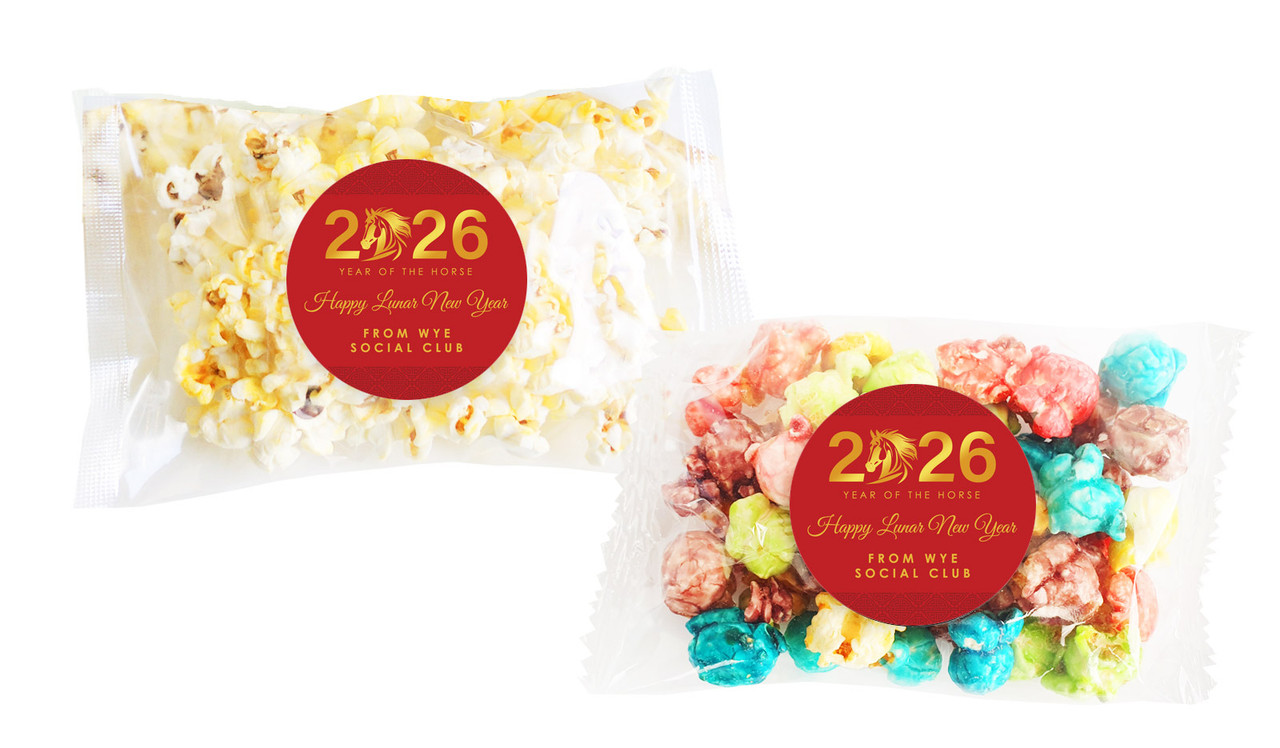 Contemporary Year Chinese New Year Personalised Popcorn Bag
