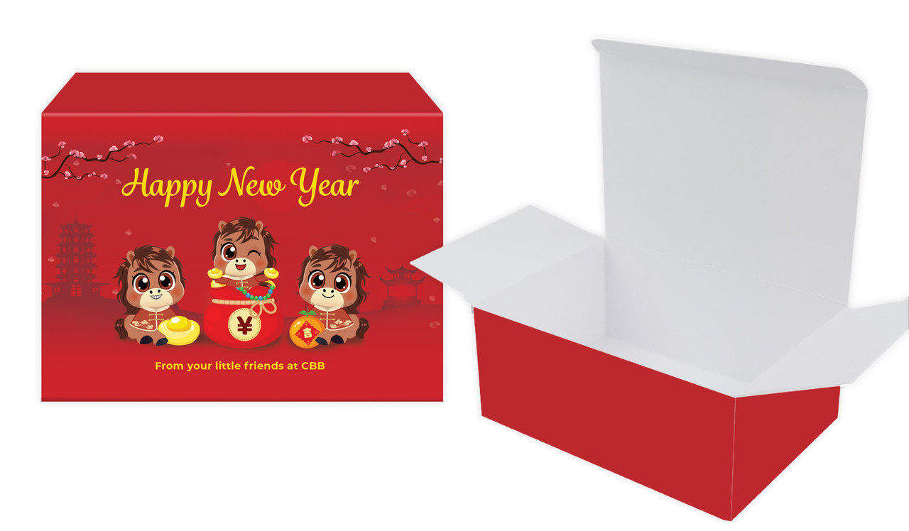 Cute Chinese New Year Personalised Tuck Gift Box
