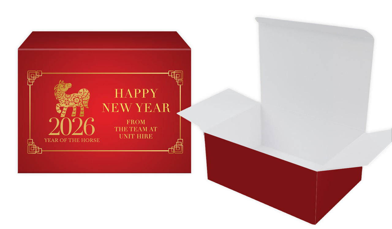 Floral Chinese New Year Personalised Tuck Gift Box