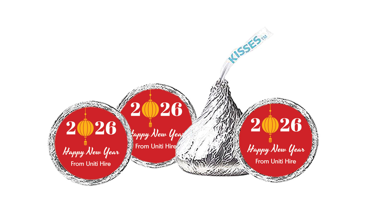 Hanging Lantern Chinese New Year Personalised Hersheys Kisses