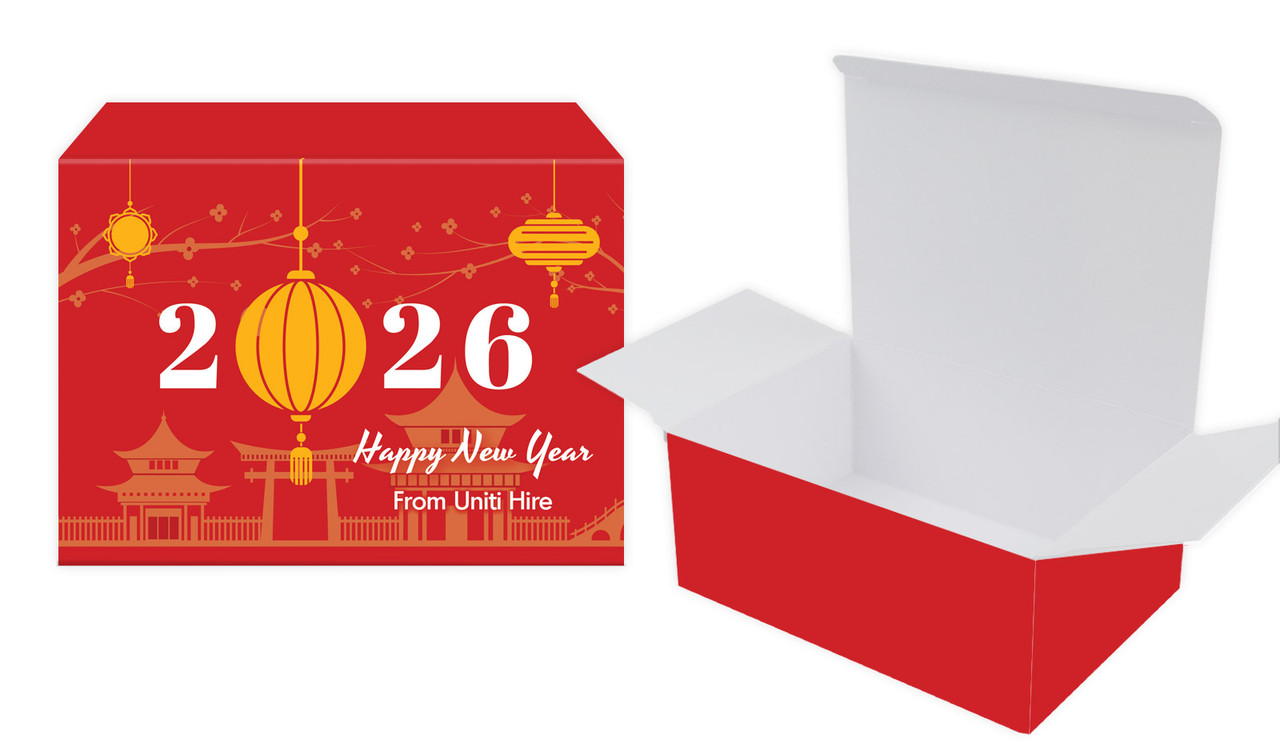 Hanging Lantern Chinese New Year Personalised Tuck Gift Box