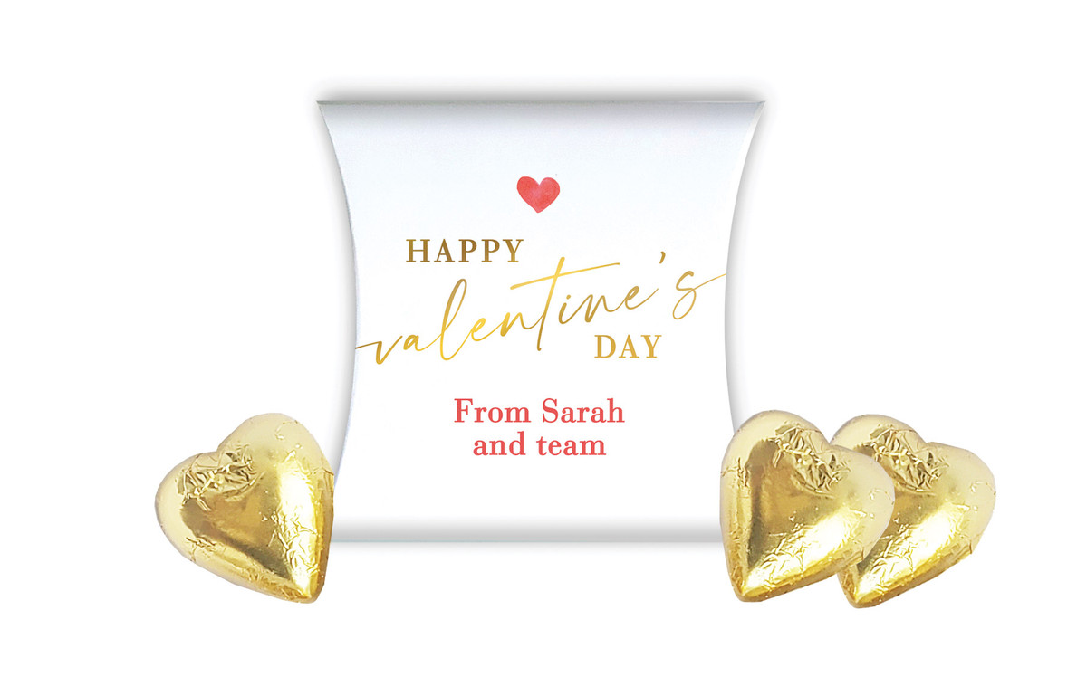 One Love Valentines Day Personalised Pillow Boxes