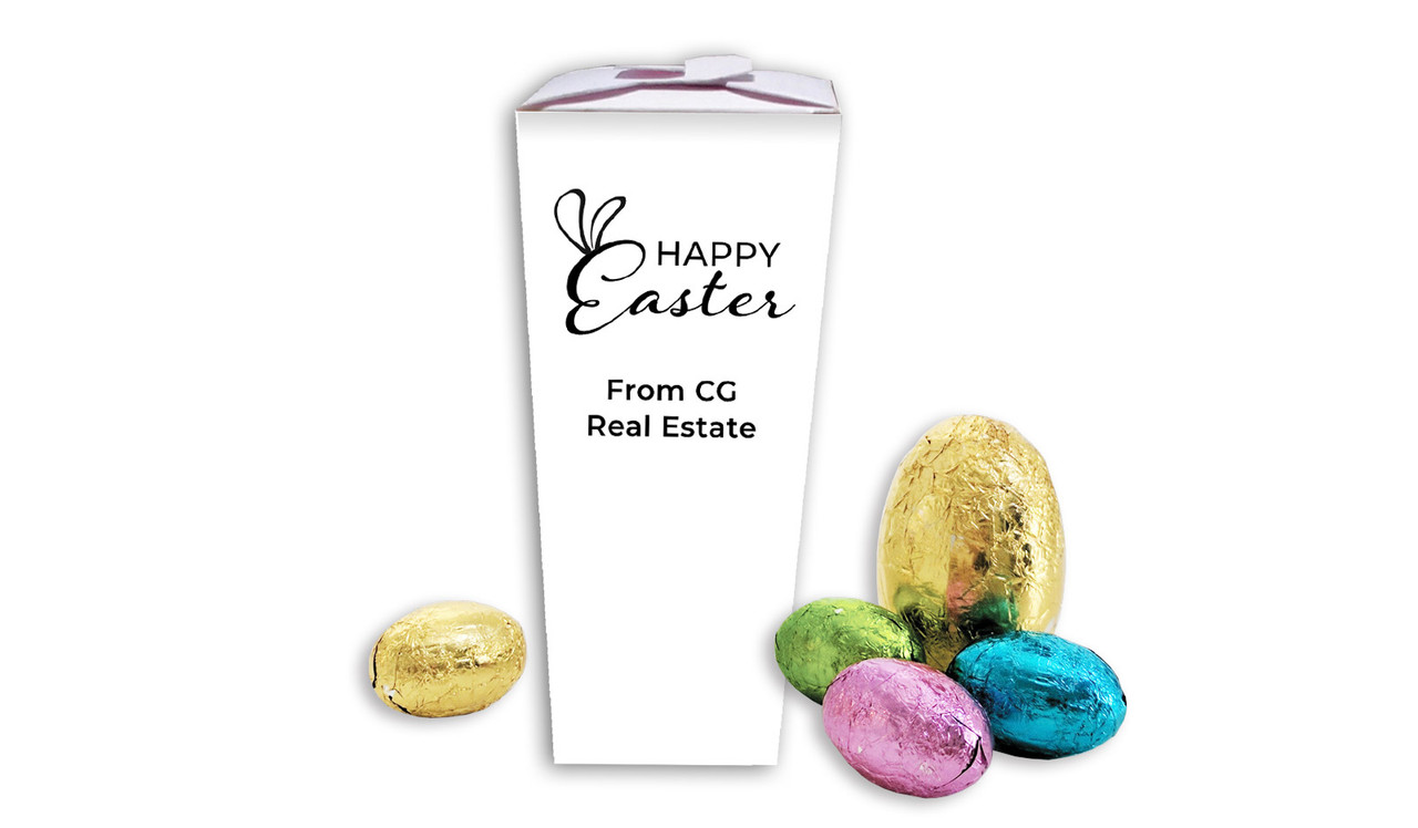 Fun Font Personalised Easter Egg Chocabox